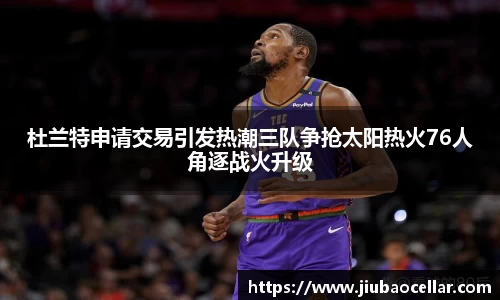 杜兰特申请交易引发热潮三队争抢太阳热火76人角逐战火升级